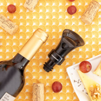 Tappo aeratore e dispenser per vino 2 in 1 Wintopp InnovaGoods - silicone - nero - 5 x 4,5 x 10 cm