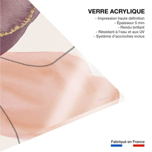 Tableau Pétale passion Tableau plexiglas