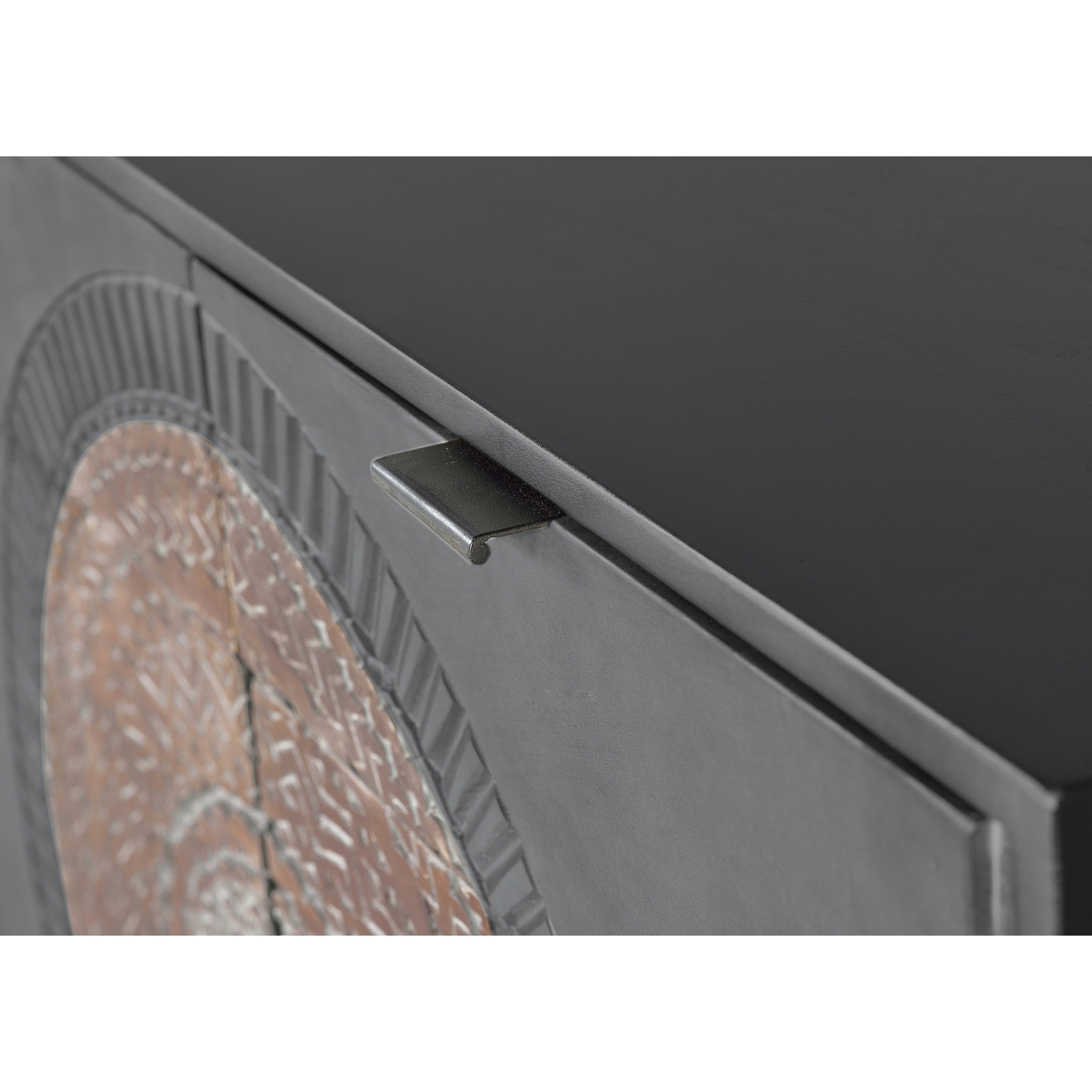 Consola - Madera de Mango y Metal - 90x100x32cm