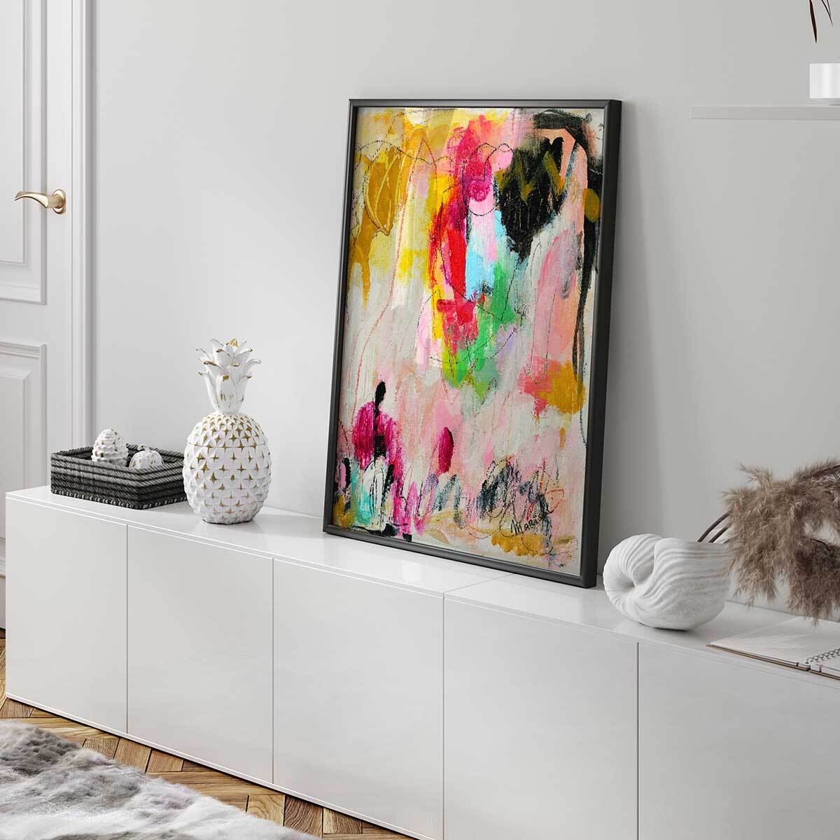 Affiche tableau design Ambiance de Marisol Affiche seule