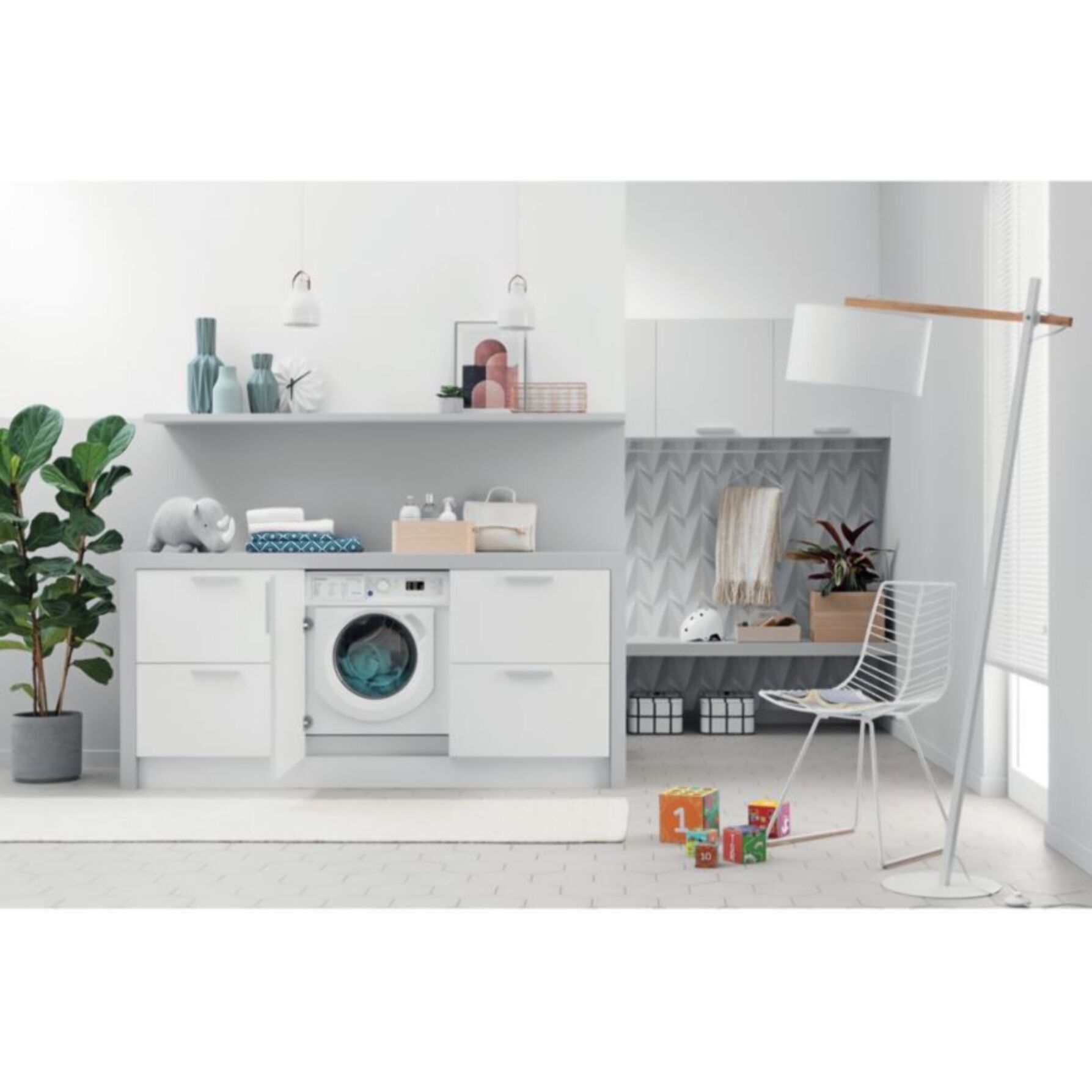 Lave linge hublot encastrable INDESIT BIWMIL91485EU