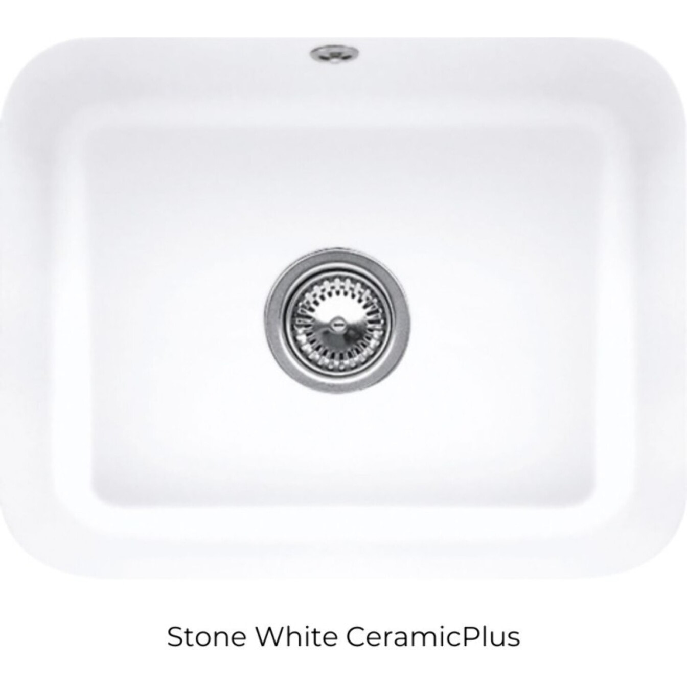 Evier 1 bac Cisterna 60C Stone White CeramicPlus