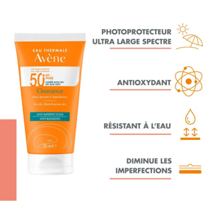 Cleanance SPF 50+ - Protection Solaire Anti-Imperfections 50 ml
