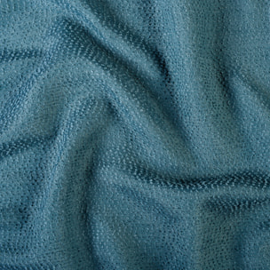 Rideau tamisant à fil texturé - Bleu