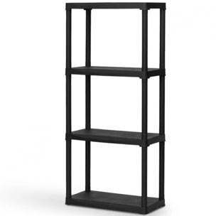 Estantería 5 baldas de plástico en polipropileno 800x400x1760 mm.