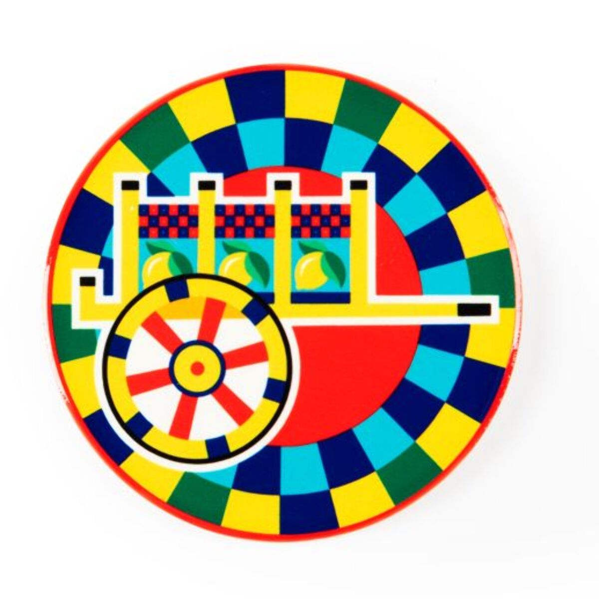 Set 6 sottobicchieri Excelsa – Sicilian Rhapsody, Dolomite Multicolore