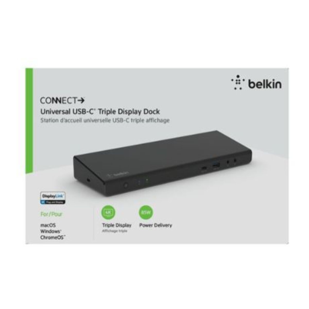 Station d'accueil BELKIN 4K DISPLAYLINK DOCKING STATION