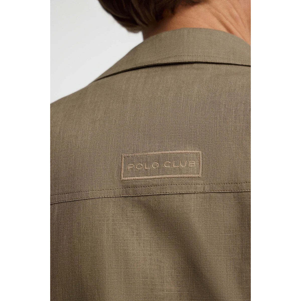 Giacca Wayne in cotolino kaki Polo Club