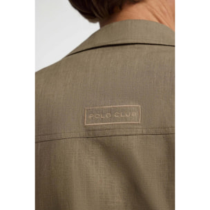 Giacca Wayne in cotolino kaki Polo Club