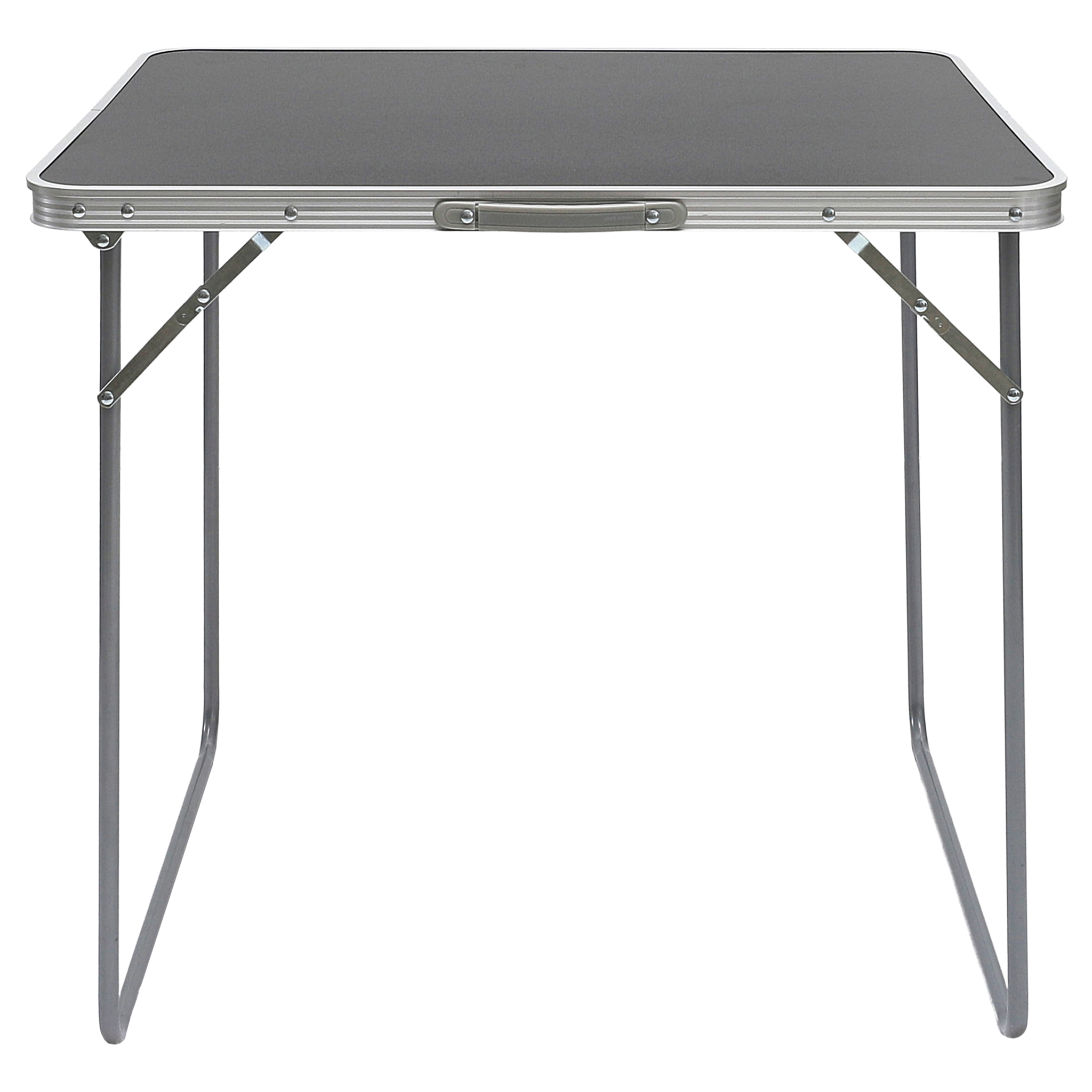 Table De Camping Pliable Noir 80x60cm