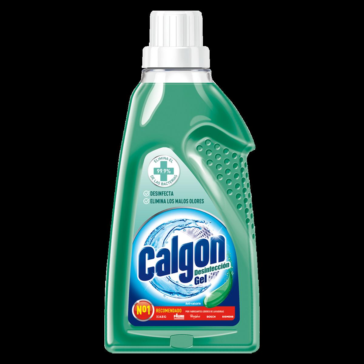 CALGON DESINFECCIÓN GEL - LÍQUIDO BACTERICIDA Y ELIMINACIÓN DE MALOS OLORES DE LA LAVADORA, 750ML