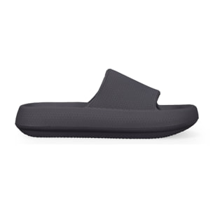 Sandalias con plataforma grises de goma