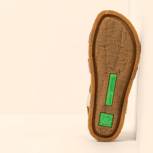 Sandalias N5819 WAX NAPPA-SILK CREAM-TAUPE /PANGLAO color Cream-taupe