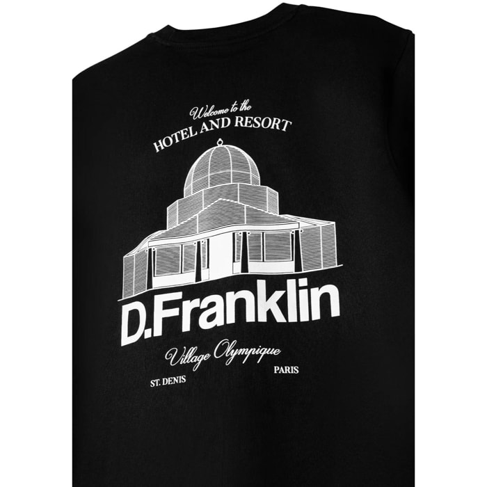 Camiseta de Hombre St.Denis Negro / Blanco D.Franklin
