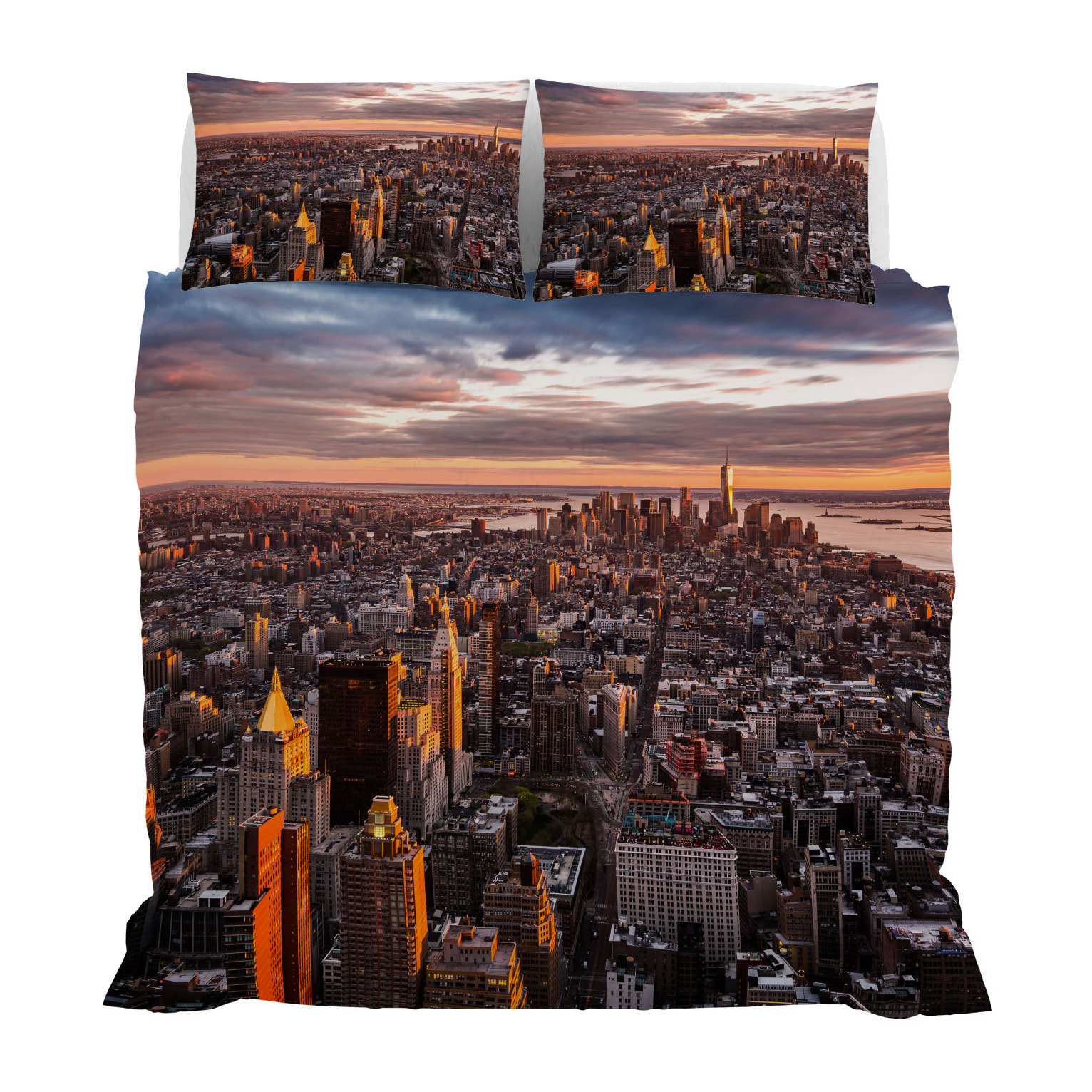 PARURE COPRIPIUMINO GOODNIGHT MATRIMONIALE - STAMPA DIGITALE 100% Microfibra