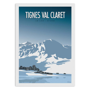 Art-Poster - Tignes Val Claret - TuroMemoriesStudio - 50 x 70 cm