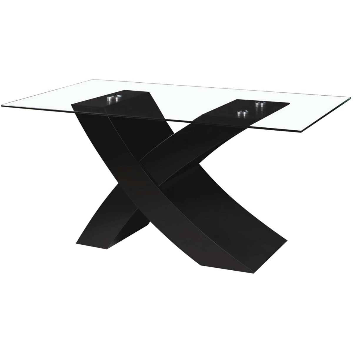 Table repas "Mona" - 150 x 90 x 74 cm - Noir