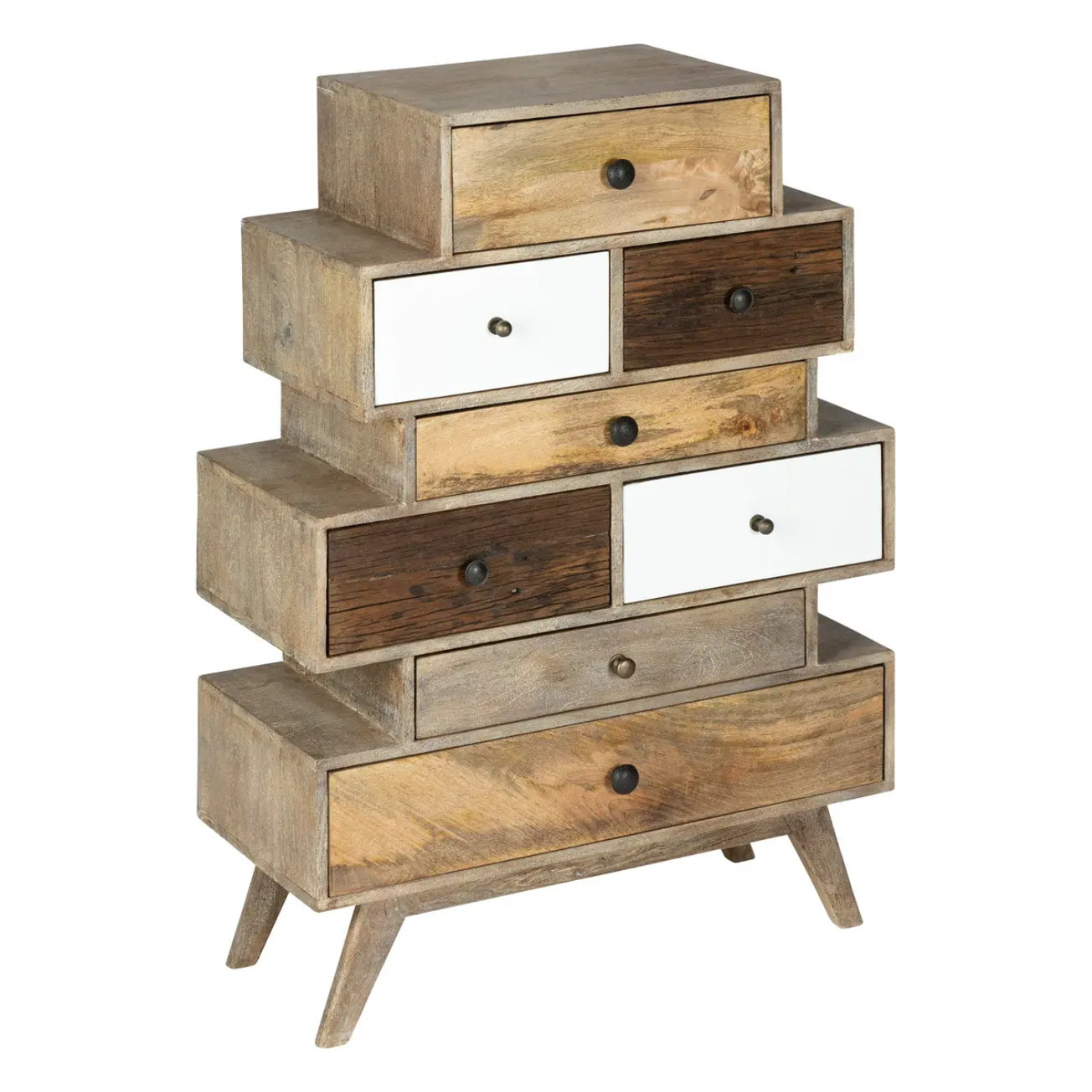 Commode "Koval" manguier 8 tiroirs