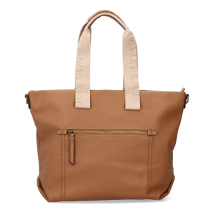 Bolso de hombro para Mujer, diseño moderno, Compartimento Principal con Cremallera, Bolsillo Frontal y Trasero con Cremallera.
