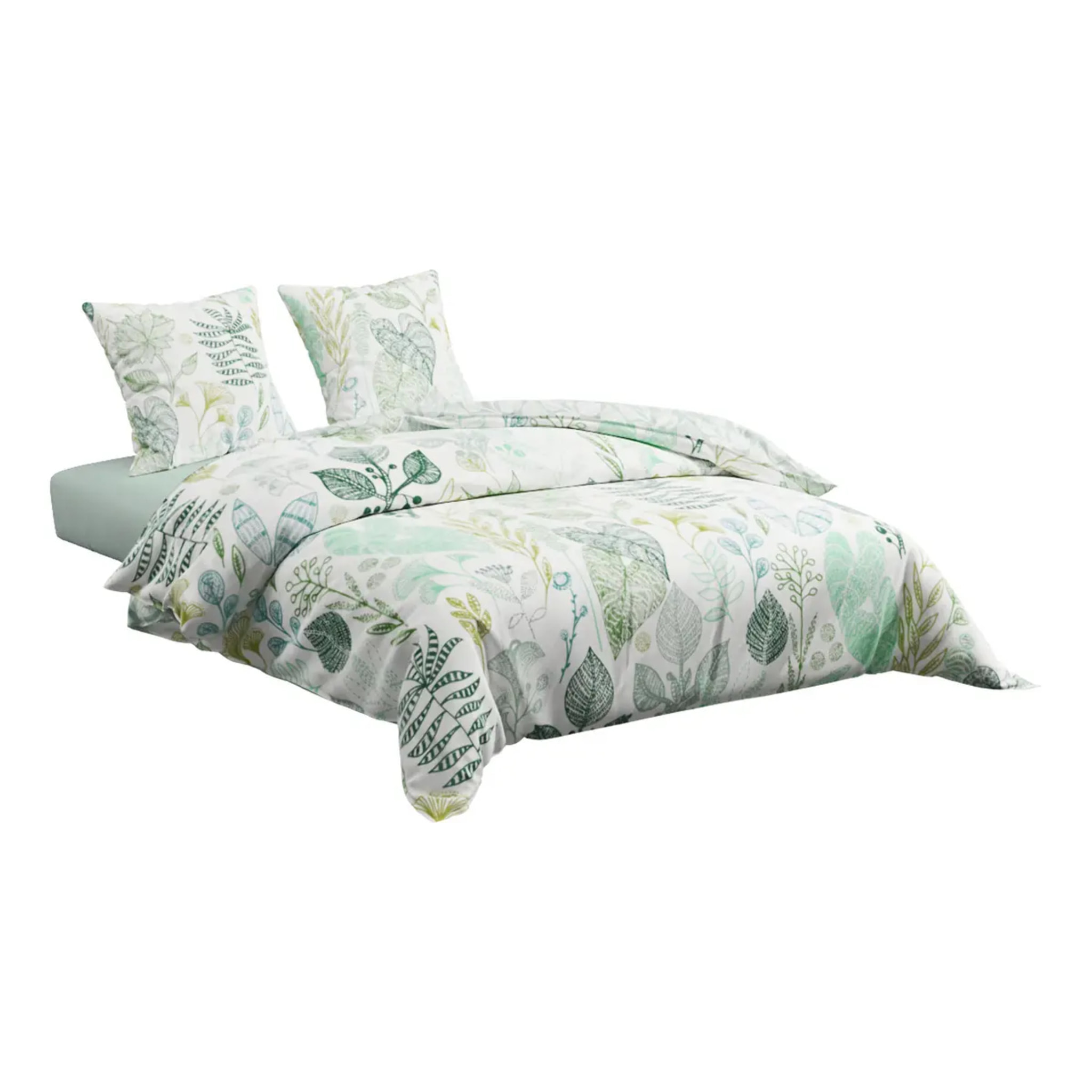 Parure de lit Alioe 220x240cm vert