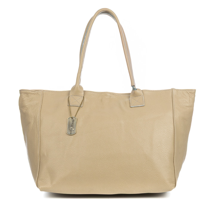 Avola borsa a spalla donna. Pelle autentica Dollaro.