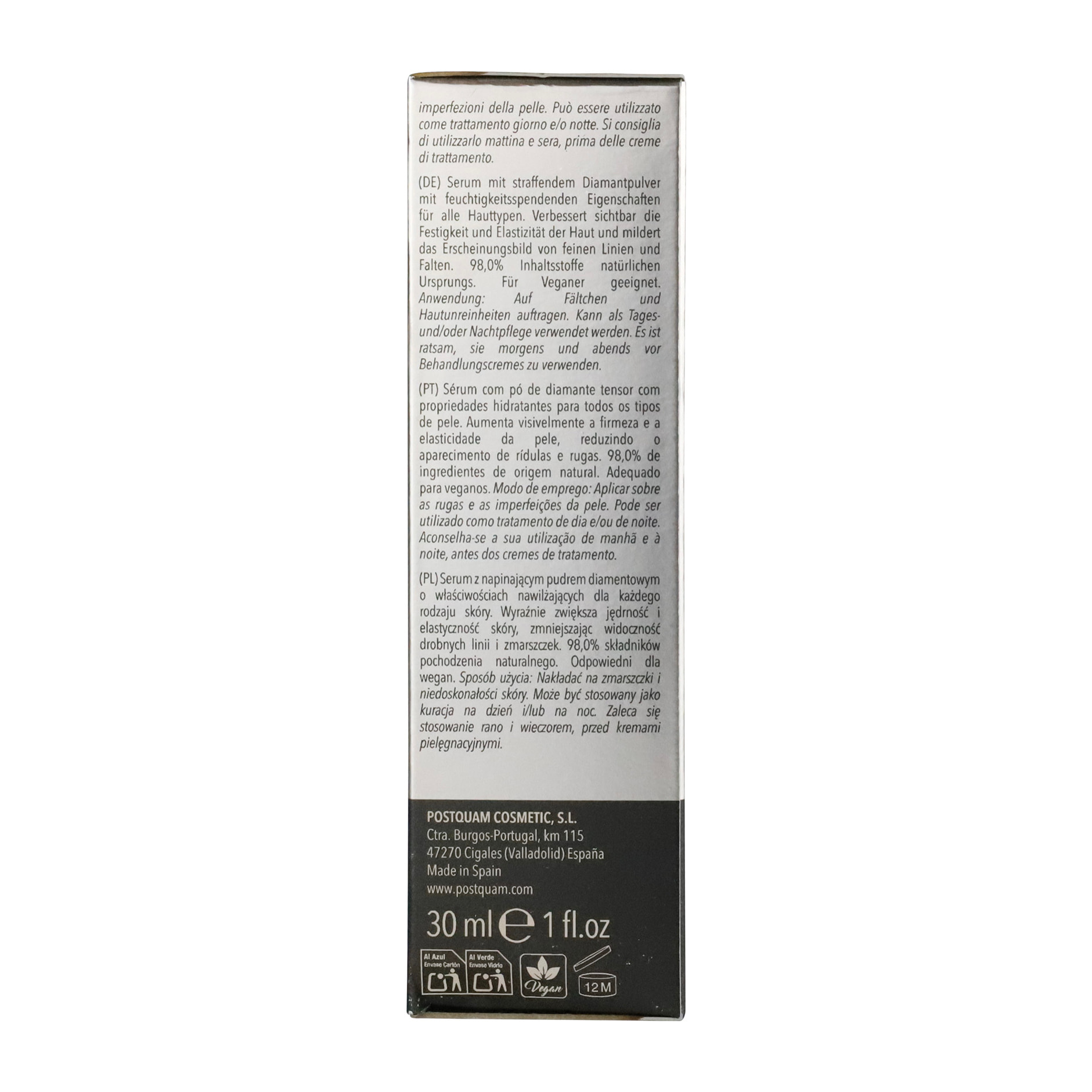 Sérum Diamond Skin Postquam 30ml