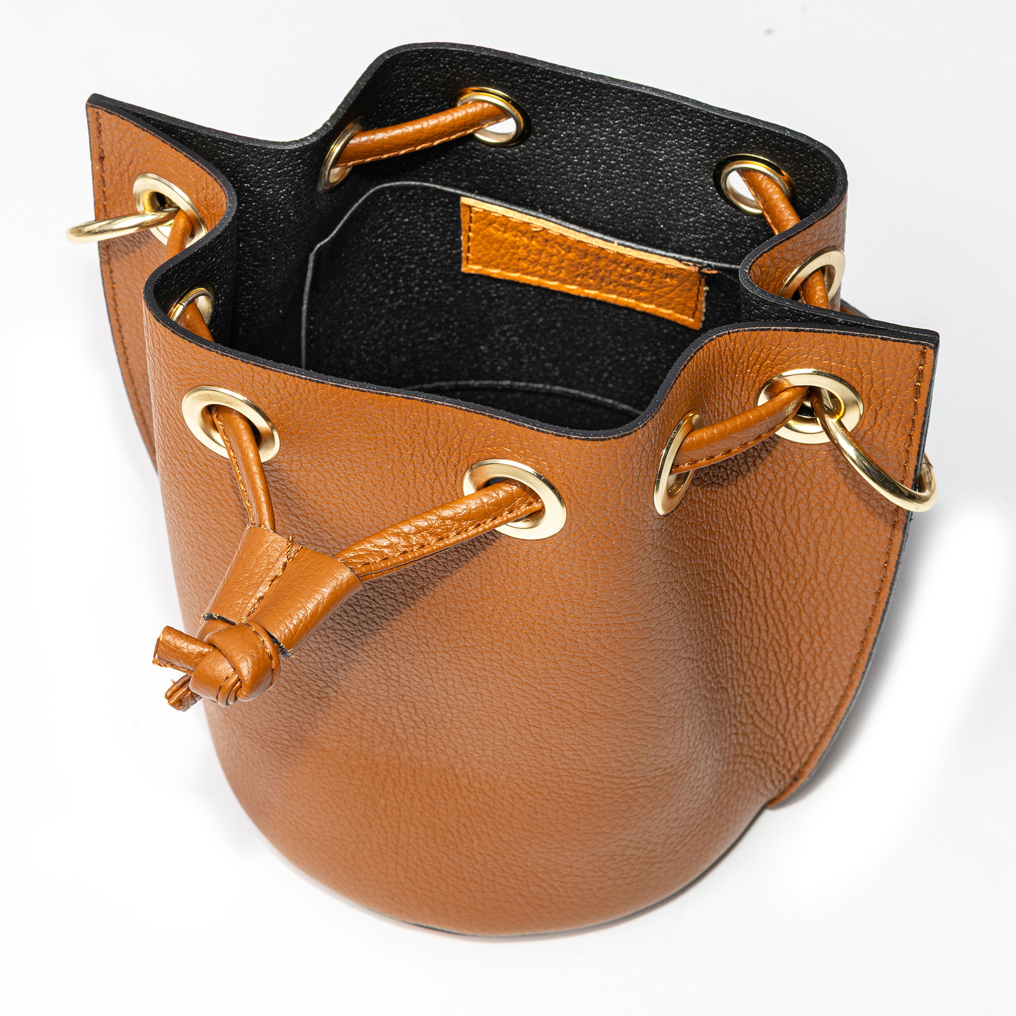 Primavera bolso de mano mujer. Piel auténtica Dollaro