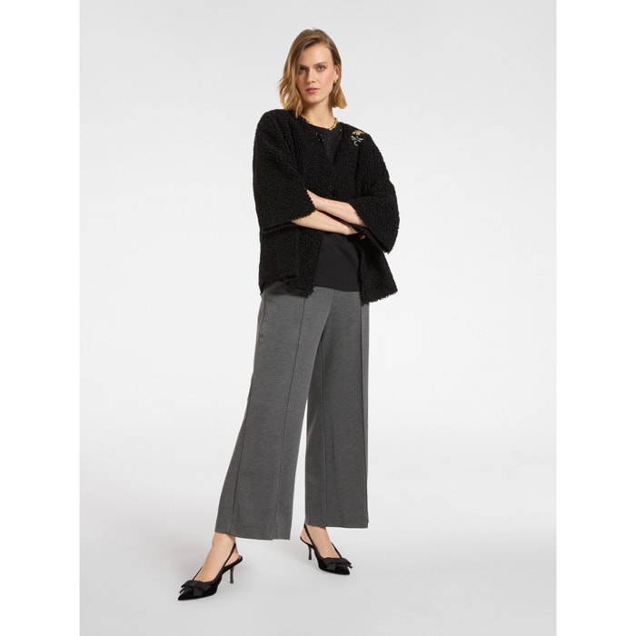 Elena Mirò - Pantaloni pull on in jersey - Grigio