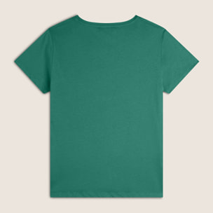 T-shirt in jersey leggero con grafica floreale