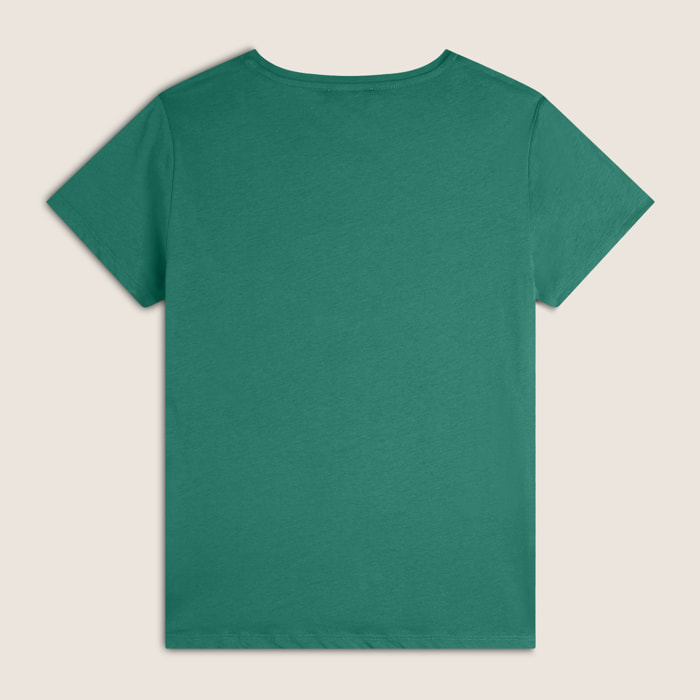 T-shirt in jersey leggero con grafica floreale