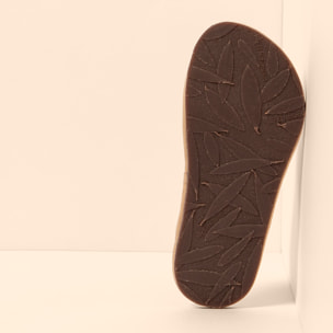 Sandalias N5682 NOBUCK LAVADO CREAM/ BARE SANDALS color Cream