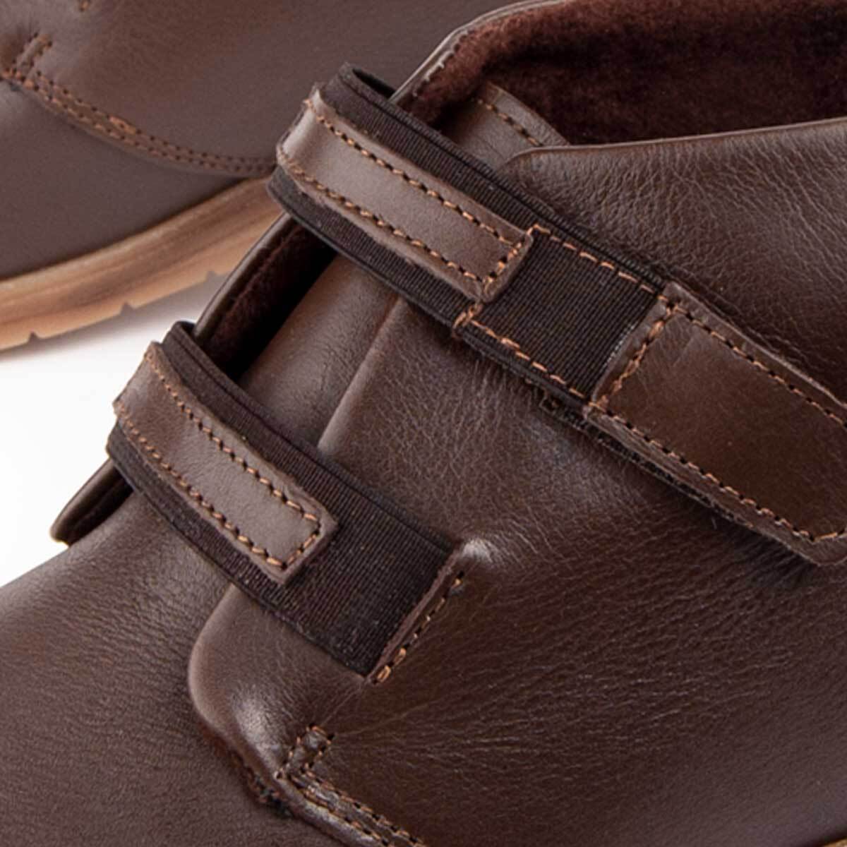 Botín De Cuña - Marrón - Altura: 4 Cm