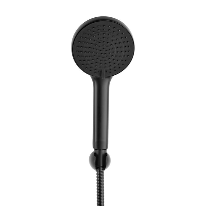 Douchette à main 3 jets avec flexible, noir mat (SATBSVS31C)