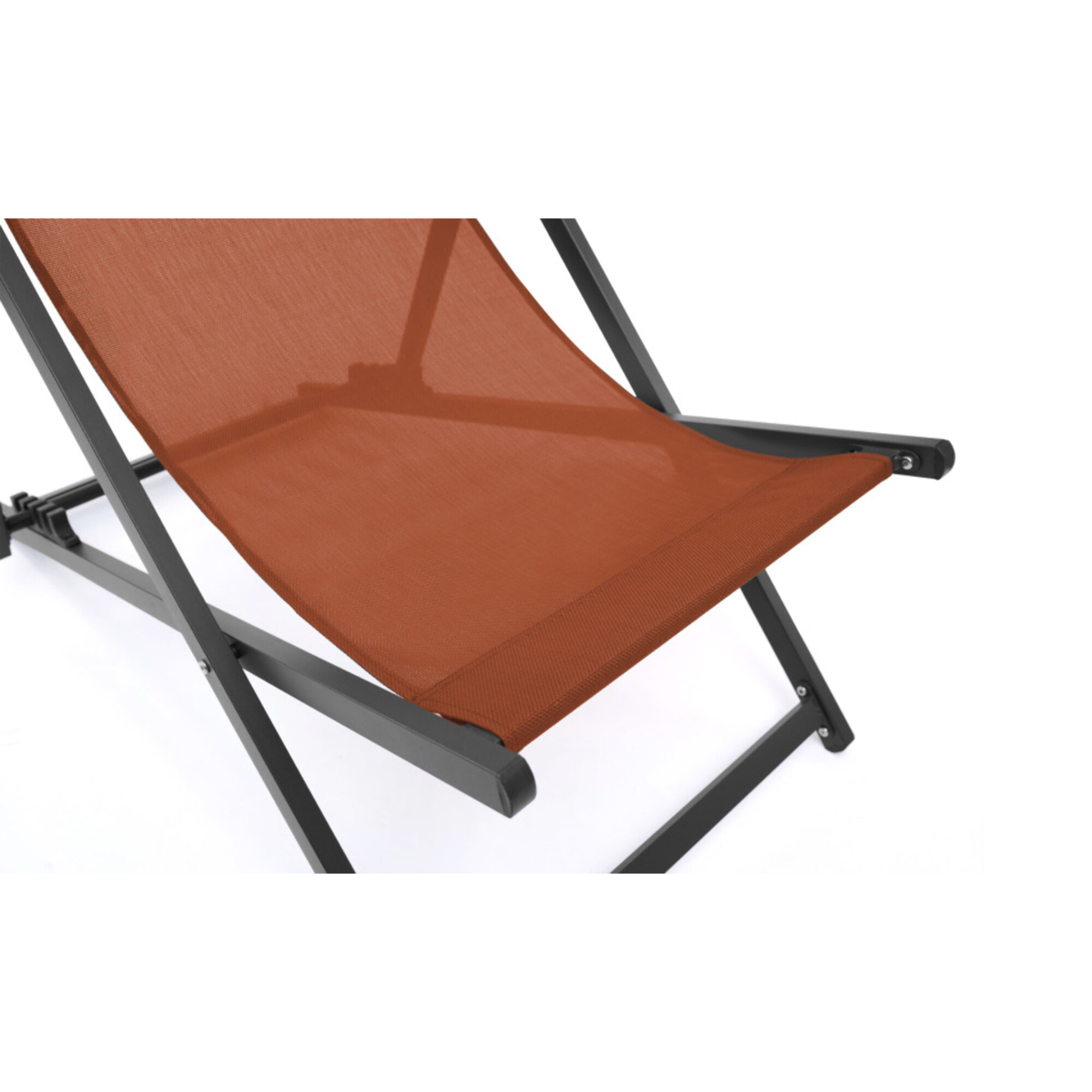 Chiliennes en métal et toile - lot de 2