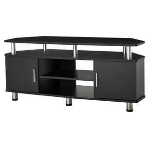 Meuble banc TV design contemporain multi-rangement