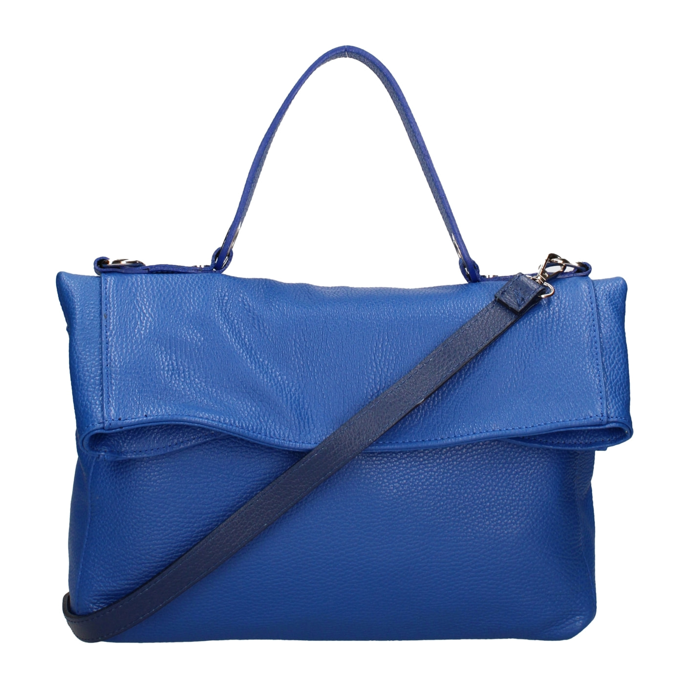 Borsa a spalla convertibile in zaino da donna In Vera pelle Made in Italy 34x21x12 cm