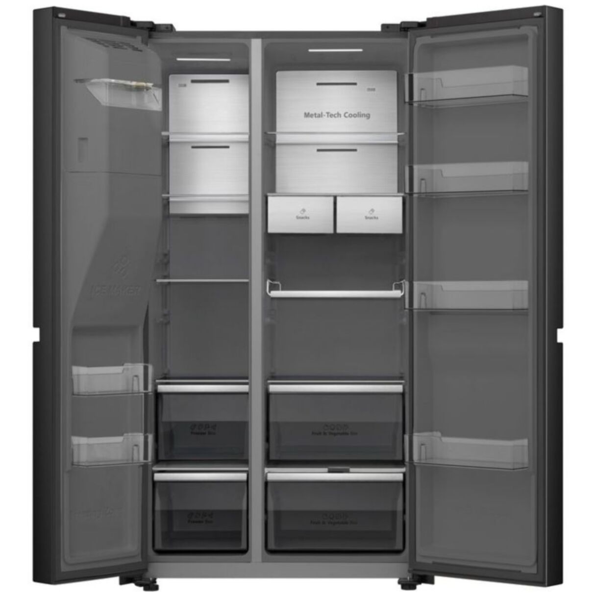 Réfrigérateur Américain HISENSE RS9P628GPFE smart screen