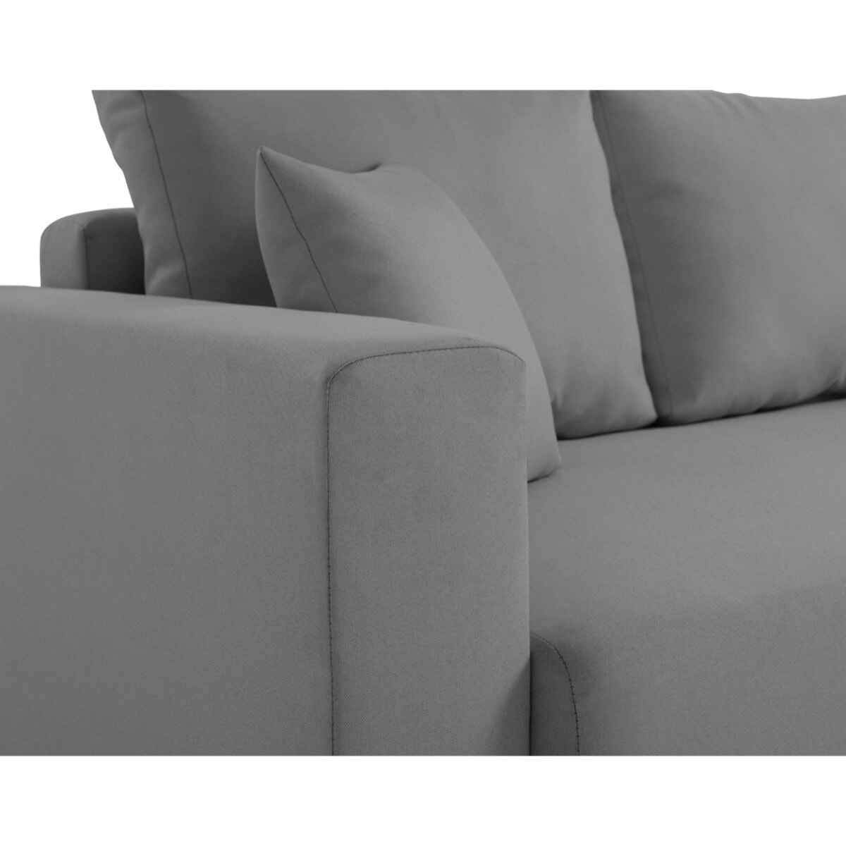 Regala - canapé 3 places - convertible avec coffre - en tissu - Gris