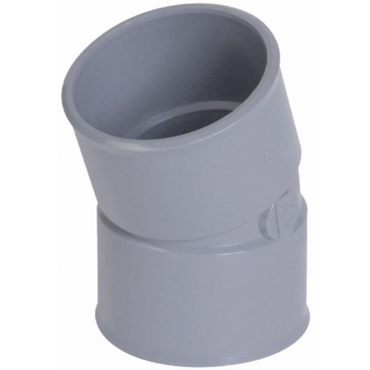 Coude NICOLL male femelle 45° Ø 40 mm - CH4