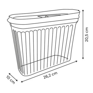 Boîte de conservation Streaks 2,9L