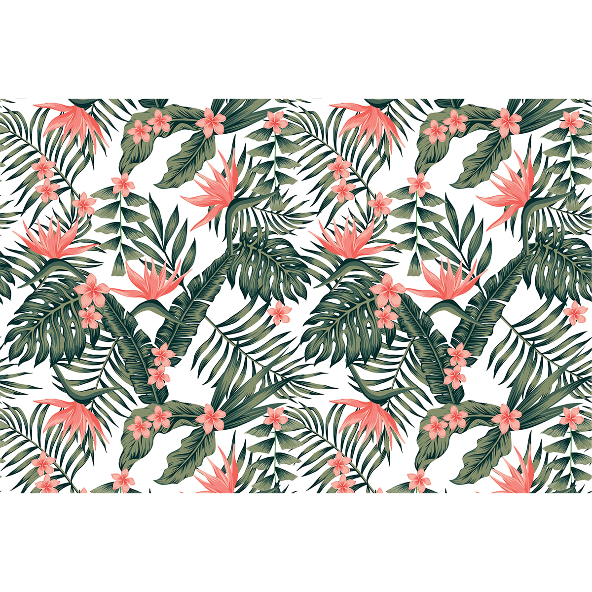 Sticker meuble tropical Fatu-Hiva 60 x 90 cm