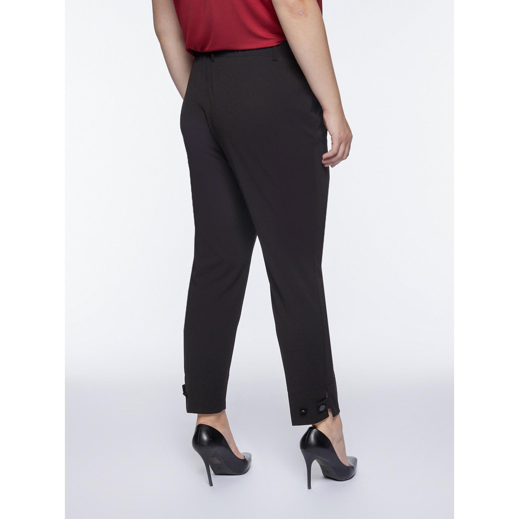 Fiorella Rubino - Pantaloni in crêpe stretch - Nero