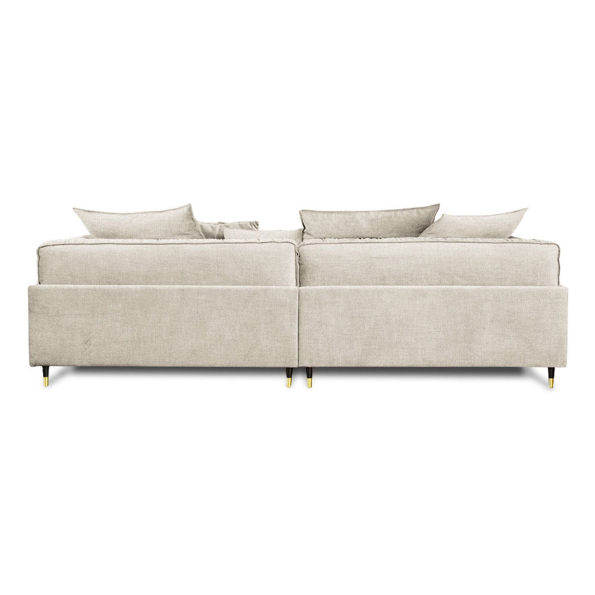 Canapé Droit Tissu Fiorenzo - 4 places