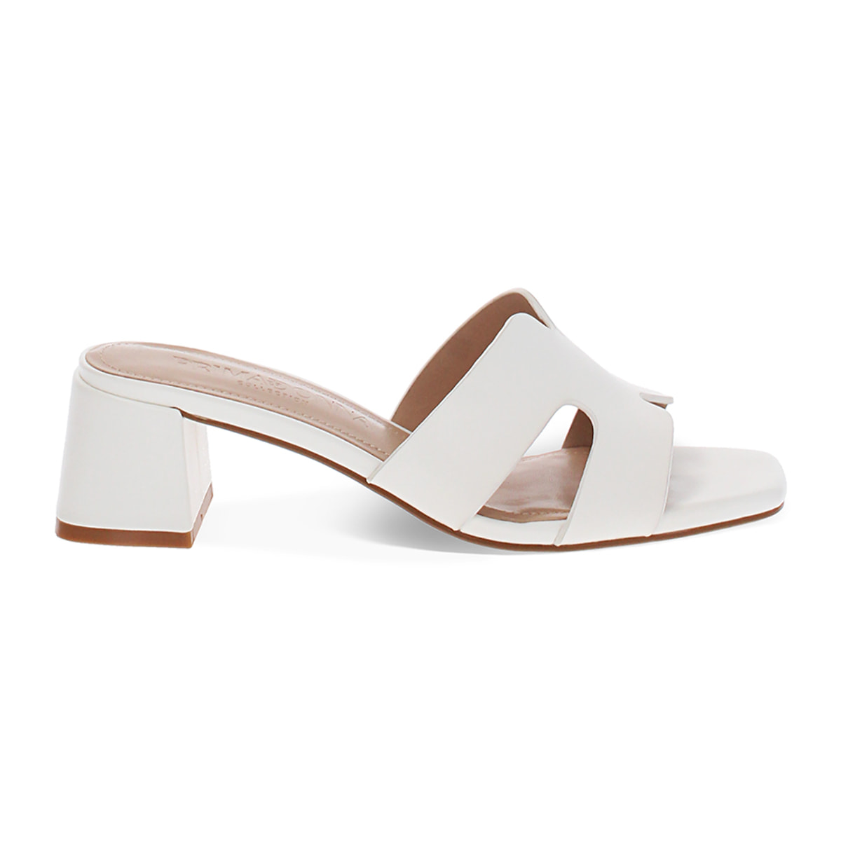 Mules open toe donna bianche