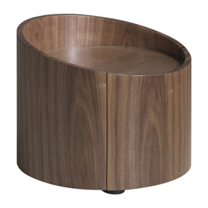 Mesita de noche redonda 53x53x44cm