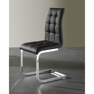 Oresteluchetta Set 4 Sedie KOBES BLACK Nero