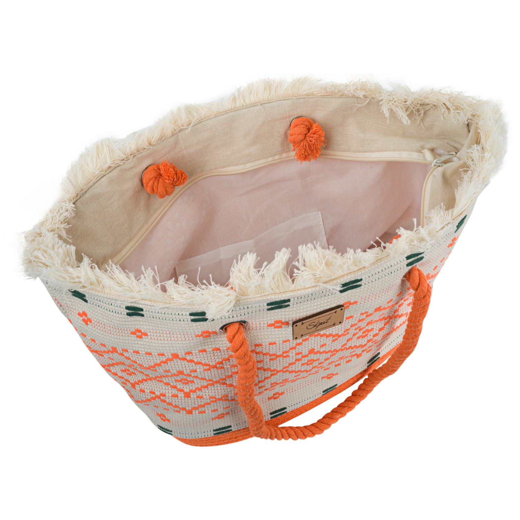 Bolso De Playa Skpat Savona Naranja