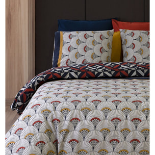 Parure de couette 3pcs Coton 57 Panka