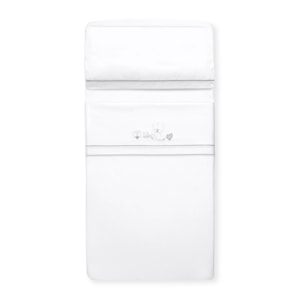 Juego de Sábanas para Carro mod. Corazón Oso Bebé