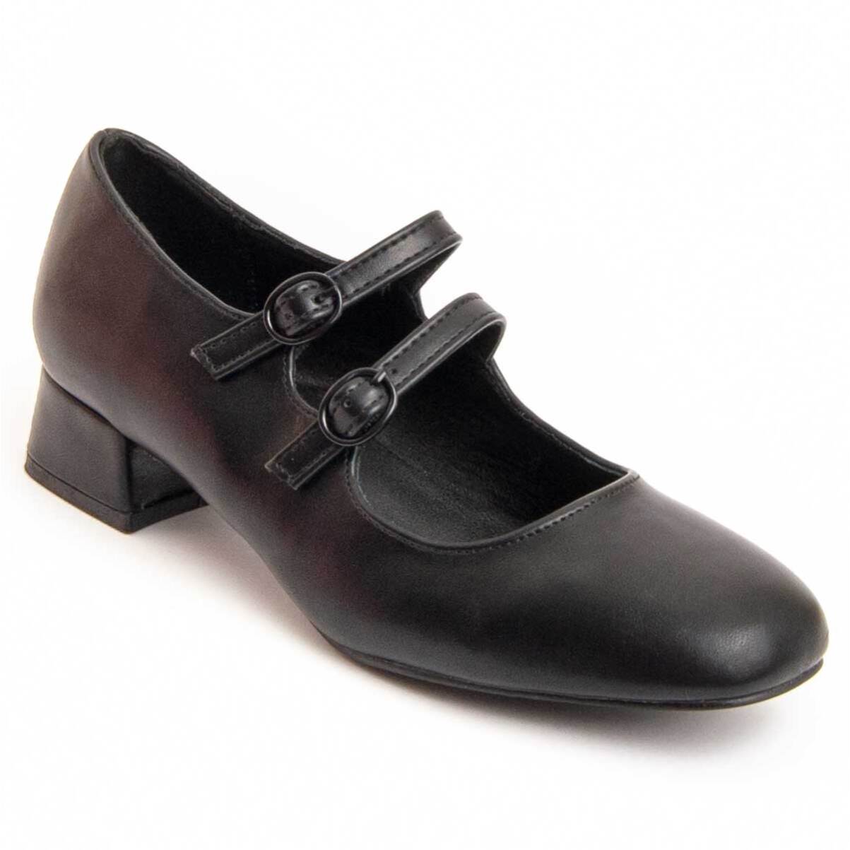 Zapato De Tacón - Negro - Altura: 4 Cm